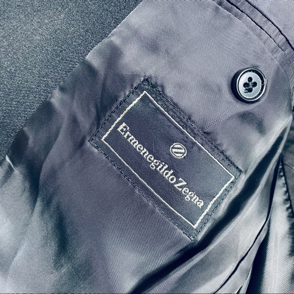 Ermenegildo Zegna Black Mens Blazer 38